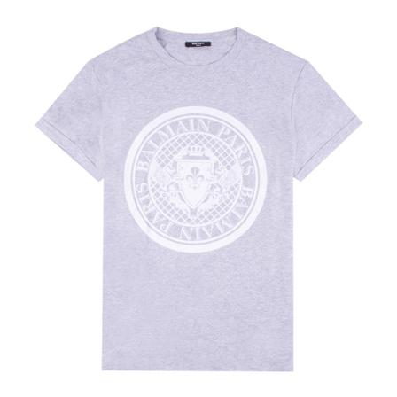 Balmain T-Shirts Grå, Herre