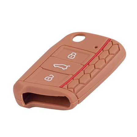 Bilnyckelskydd Fodral Silikonskal För VW Golf 7 MK7 VII Tiguan Polo Skoda Octavia A7 Kodiaq Seat Ateca Leon