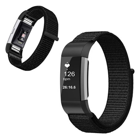 Fitbit Charge 2 nylon watch band - Black