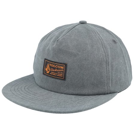 Volcom - Gris snapback Gorra - Workwear Hat Stealth Snapback @ Hatstore