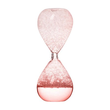 Glas Flydende Bevægelser Sandtimer Flydende Boble Timeglas Sandglas Timere til Studenter Lærere og Kontor Lys Pink