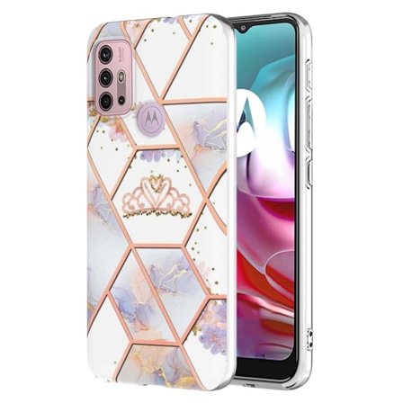 Marmormotiv Motorola Moto G10 / Motorola Moto G20 / Motorola Moto G30 skal - Krona