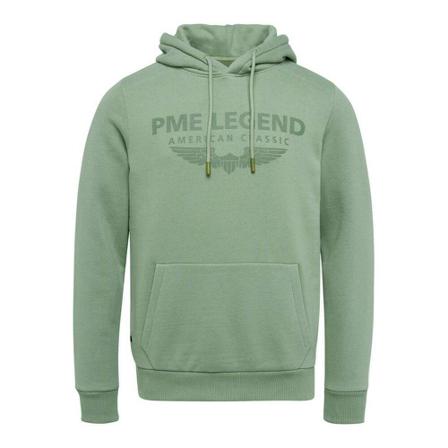 PME Legend Hooded soft brushed fleece hedge green , Groen , Heren , Maat: 3XL Hoodies & sweatvesten