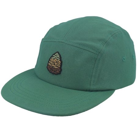 Columbia - Groen 5panel Cap - Creek Side Hat Rain Forest Pi 5-Panel @ Hatstore