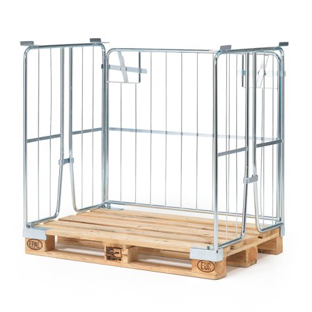 Pallet container AMOUNT, stackable, 1200x800x1800 mm