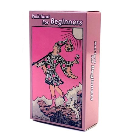 Rosa Rider Waite 78 stk. Tarotkortstokk Sett for nybegynnere, Profeti Spådomstokk Familiespill Tarotkortstokk - Rosa