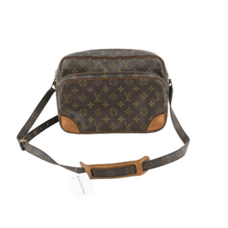 Louis Vuitton Vintage, Pre-owned Coated Canvas Nile Bruin, Dames, Maat:ONE Size