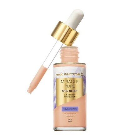 Max Factor Fondotinta Miracle Pure Skin Reset 2 in 1 Siero 30ml -
