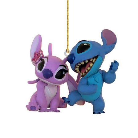 Stitch Tegneseriefigur Juletrepynt Halloween Juleanheng Nøkkelring