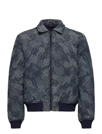 Daily Paper | Camo Monogram Denim Bomber | XS