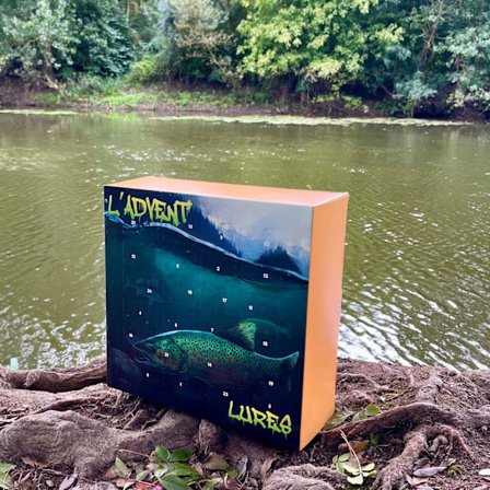 L'ADVENT'LURES 2024 Julefiskekrog Blind Box Adventskalender Kreativ Fiskeri Gave