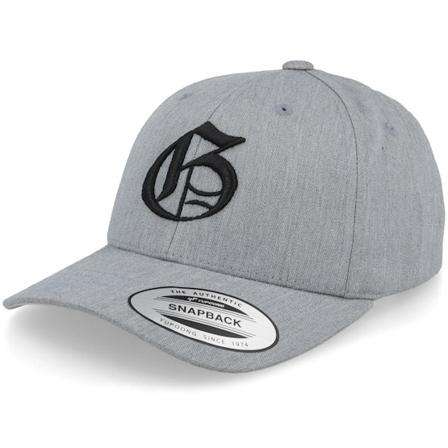 Kiddo Cap - Kids G Letter 3d Heather Grey Adjustable Adjustable Grey Cap - @ Hatstore