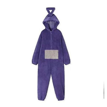 Etusivu 4 väriä Teletapit Cosplay Yhteensopiva aikuisten kanssa Hauska Tinky Winky Anime Dipsy Laa-laa Po pehmeä pitkähihainen pala Pyjama-asu purple 