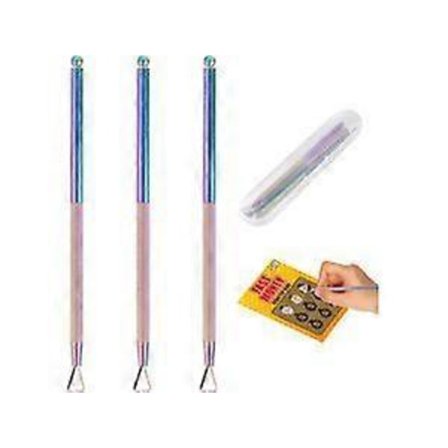 4 stk. Lottoskraperverktøy, Premium rustfritt stål skrapeloddskraper