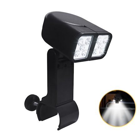 Grill Light BBQ Grilltilbehør - Lysstærk dobbelt lampehoved Smoker BBQ tilbehør til grillhåndtag, udendørs madlavnings grilltilbehør