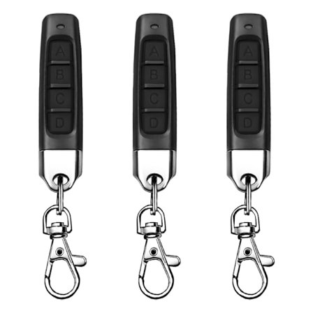 Yleiskäyttöinen autotallin oven avaaja 433MHz korvaava autotallin käsiohjain langaton kloonaus kaukosäädin avaimenperä kestävä