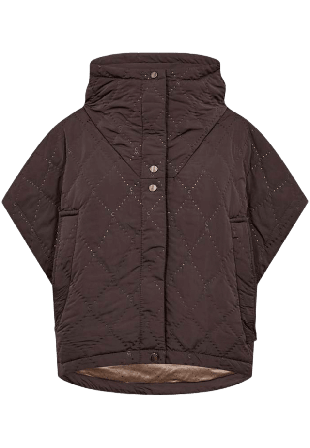 Copenhagen Muse CMNET-CAPE Kavajer Dam Brun L/XL