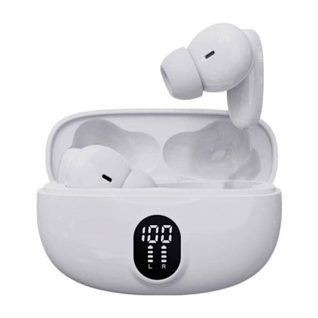 Hörlurar - Denver - TWE-57B - In-ear - Trådlösa - Vita