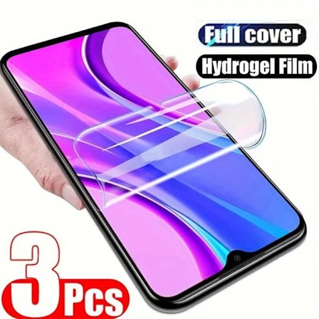 3 st Hydrogel Film Skärmskydd kompatibla Xiaomi Redmi Note 13 12 11 Pro Plus 10 9 Pro Max Film Inte Glas