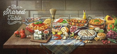 Australien - Mad - Postfrisk miniark