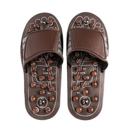 Fotakupunkturmassager, fotmassage tofflor, halkfria hemtofflor, lindrar plantar fasciit