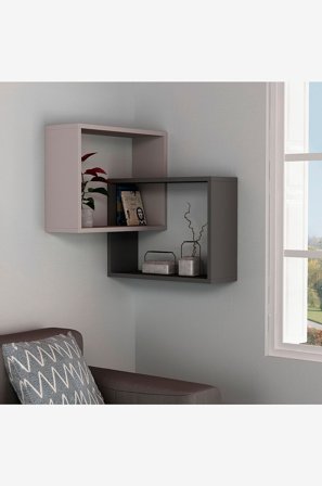 Homitis - Vägghylla Ring - Grå - Vägghyllor - Från Homeroom