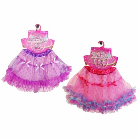 Kjole med tilbehør Lilla- Onesize