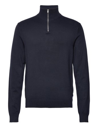 Lindbergh | Ecovero Half Zip L/S Knit | L