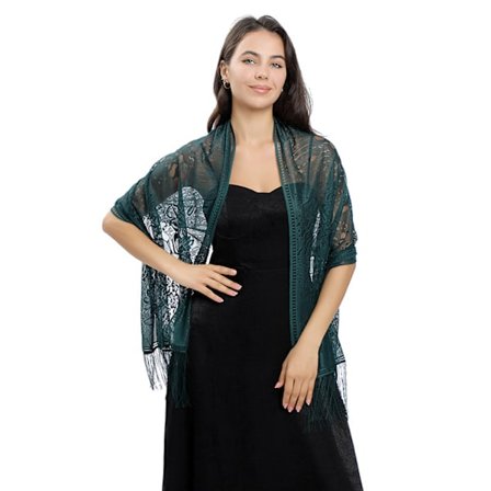 #Silkkihuivi stole iltapuku sifonkihuivi poncho naisten elegantti tupsut#