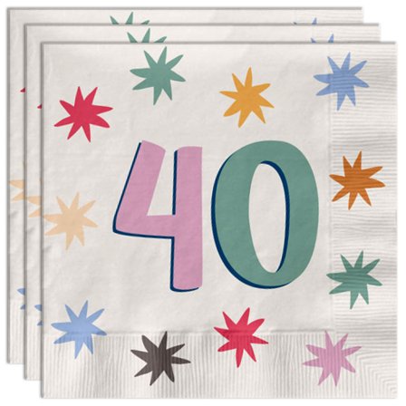 Servetit Tähdillä 40-vuotta 20 kpl