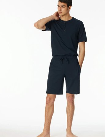 Schiesser Shorts - Navy - XXXL