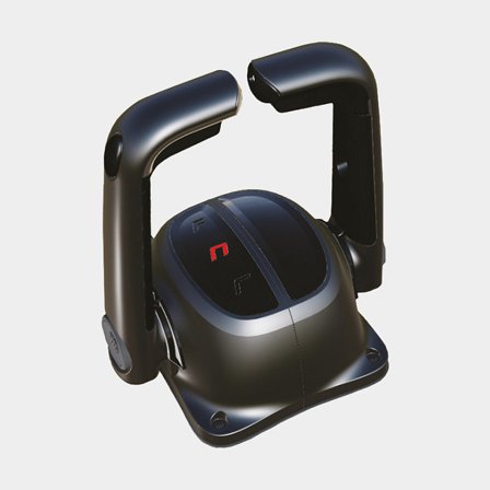 Ultraflex reglage topmonterat svart dubbelt trim B502B för båt i modern design av hållbar plast och metall