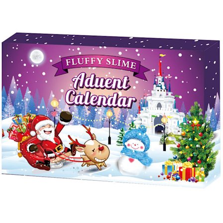 Julekalender Blind Box Snømann Skum Advent Kalender Leke Blind Box Gave