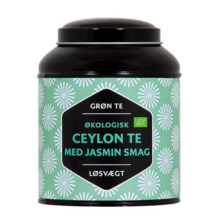 Te og Kaffe Specialisten Grøn Ceylon Te m. Jasminsmag Ø 75 g, Helse & Madvarer, Te, Grøn Te