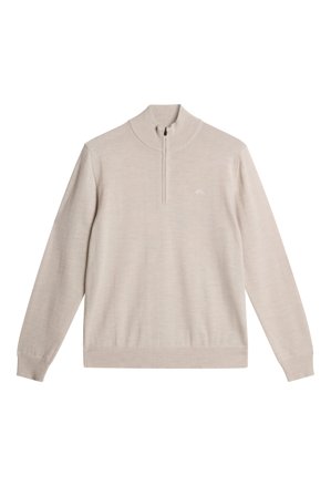 J.Lindeberg - Kiyan Merino Quarter Zip - Fashion - Beige - Men - XXL