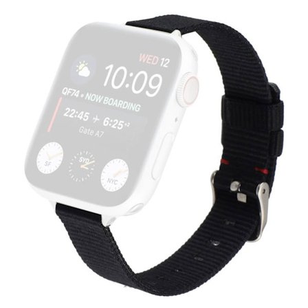 Apple Watch Series 6 / 5 44mm nylon watch band - Black