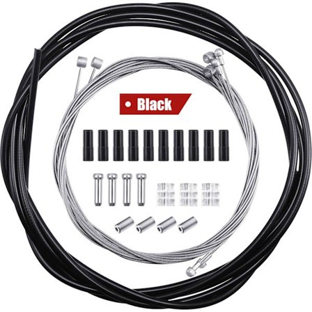 Universal cykel indvendig slange udskiftningssæt til mountainbikes og racercykler, sort[YJD]