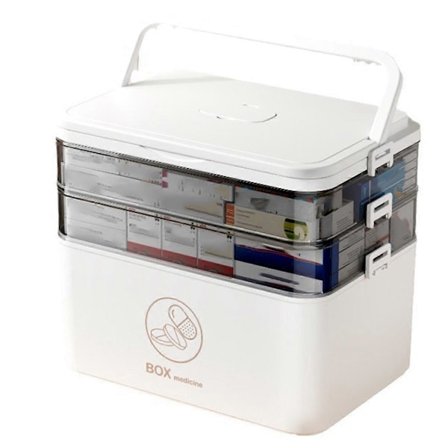 Medicinsk Opbevaringsboks Bærbar Medicinboks Multifunktionel Opbevaringsboks