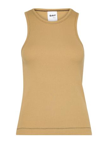 Alisson - Heavy Rib Top Ærmeløs Top Beige Day Birger Et Mikkelsen