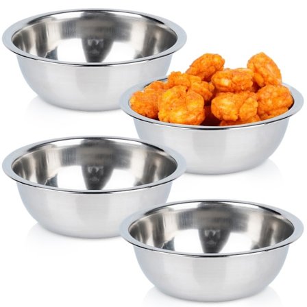 Teräskulhot 250 ml 4 kpl.