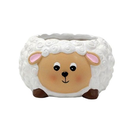 Dyrestatuetter Blomsterpotter Resin Statuer Innendørs Dekorasjoner Hagedekor