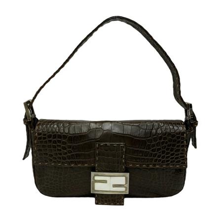 Fendi Vintage Handbags Brun, Dame Vintage Tasker, Størrelse: ONE Size