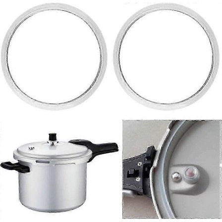 2 stk. 22 cm trykkokere hvit silikongummi pakning tetningsring trykkoker tetningsring kjøkken matlagingsverktøy