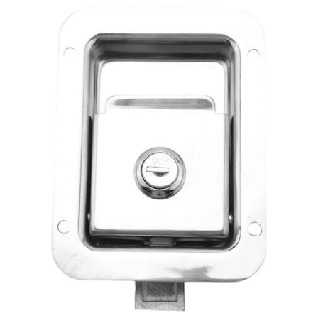 2 Sett Padlelås med Låsenøkkel Reisehengerlås RV Dørlås Kraftig Innfelt Håndtak Lås