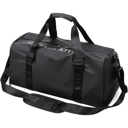 Reiseveske, skopose, treningsbag, menn, kvinner, mote, vanntett, stor kapasitet, skooppbevaring, våt og tørr separasjon, sportsbag, lett, 