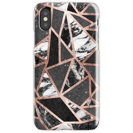 WEIZO Skal till iPhone X - Marble Triangle