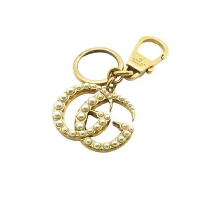 Gucci Vintage, Pre-owned Metal key-holders Geel, Dames, Maat:ONE Size