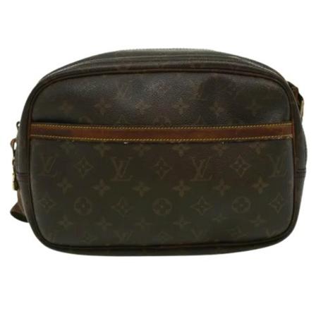 Louis Vuitton Vintage, Pre-owned Reporter PM Monogram Crossbody bag Bruin, Dames, Maat:ONE Size,leer