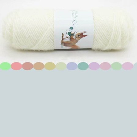 Puuvillalanka, villaneule 1 1