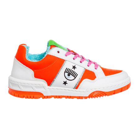 Chiara Ferragni Collection womens leather sneakers Cf-1 Orange, Dame, Størrelse: 40 EU